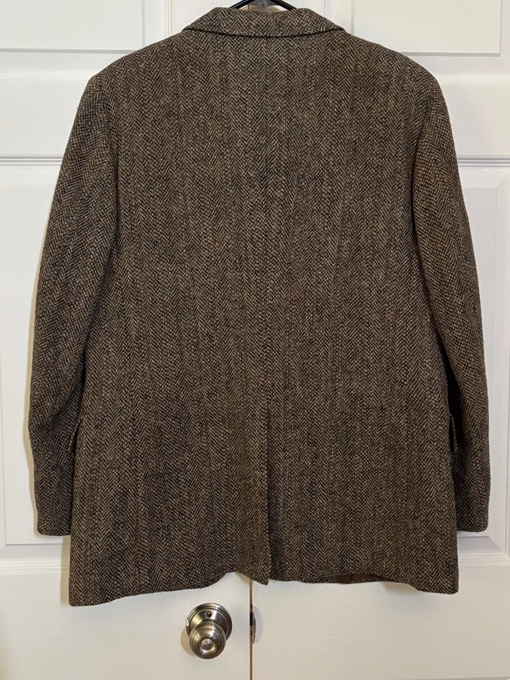 Vintage KUPP Kuppenheimer Harris Tweed Men’s Blazer 43R Wool Herringbone USA